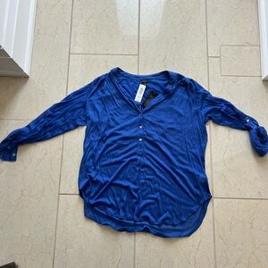 Never worn Babaton Blue Women's Top